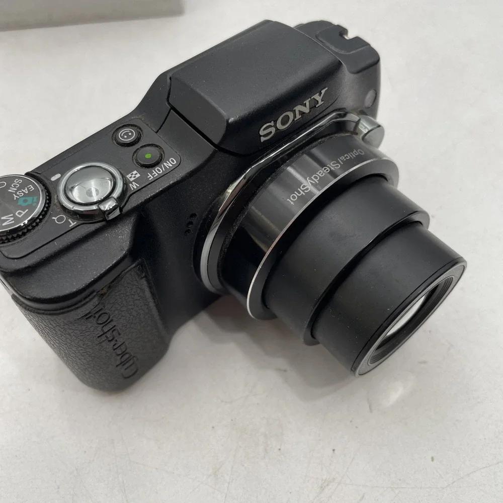 Sony Cyber-shot DSC-H20 Digital Camera 10.1MP+Battery+Charger+SD Card+Case*READ*
